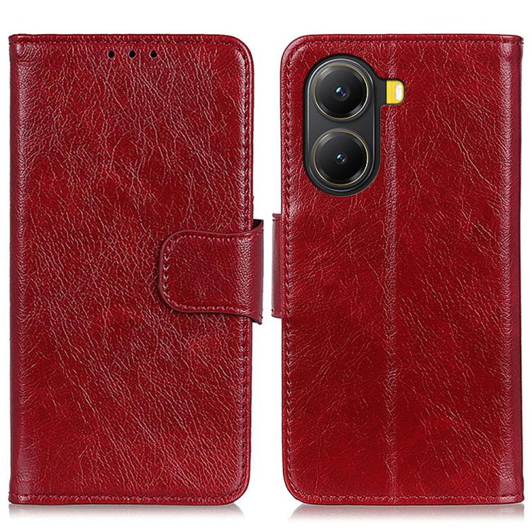 Nappa Texture Horizontal Flip Leather Phone Case, For Redmi Turbo 4 Pro, For Redmi Turbo 4, For Redmi 14C 4G, For Xiaomi Redmi 13 4G