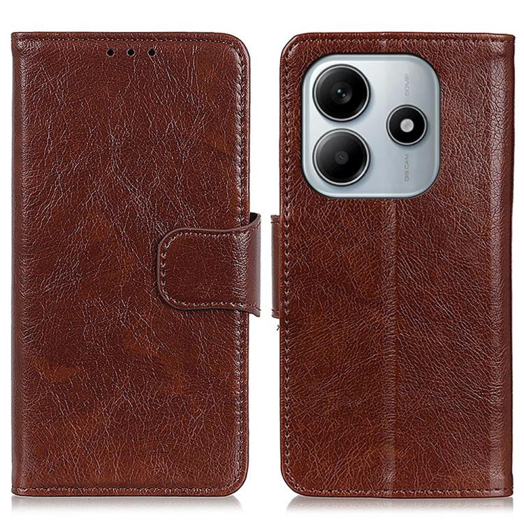 Nappa Texture Horizontal Flip Leather Phone Case, For Redmi K80 / K80 Pro, For Redmi Note 14 4G 164.84mm, For Redmi Turbo 4 Pro, For Redmi Turbo 4, For Redmi 14C 4G, For Xiaomi Redmi 13 4G