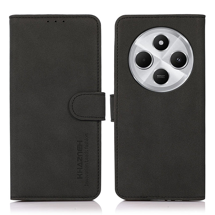 KHAZNEH Matte Texture Leather Phone Case, For Redmi K80 / K80 Pro, For Redmi Note 14 4G 164.84mm, For Redmi Turbo 4 Pro, For Redmi Turbo 4, For Redmi 14C 4G, For Xiaomi Redmi 13 4G