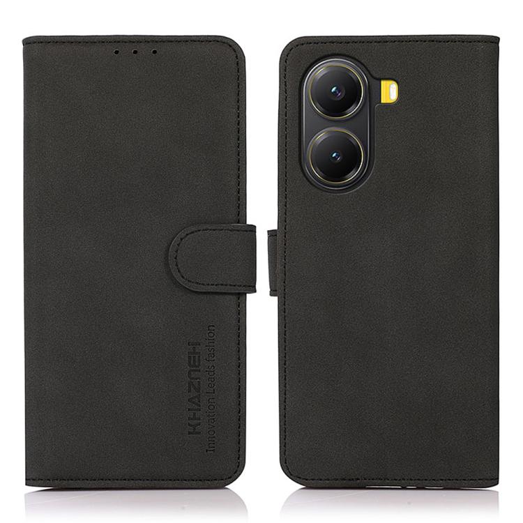 KHAZNEH Matte Texture Leather Phone Case, For Redmi K80 / K80 Pro, For Redmi Note 14 4G 164.84mm, For Redmi Turbo 4 Pro, For Redmi Turbo 4, For Redmi 14C 4G, For Xiaomi Redmi 13 4G