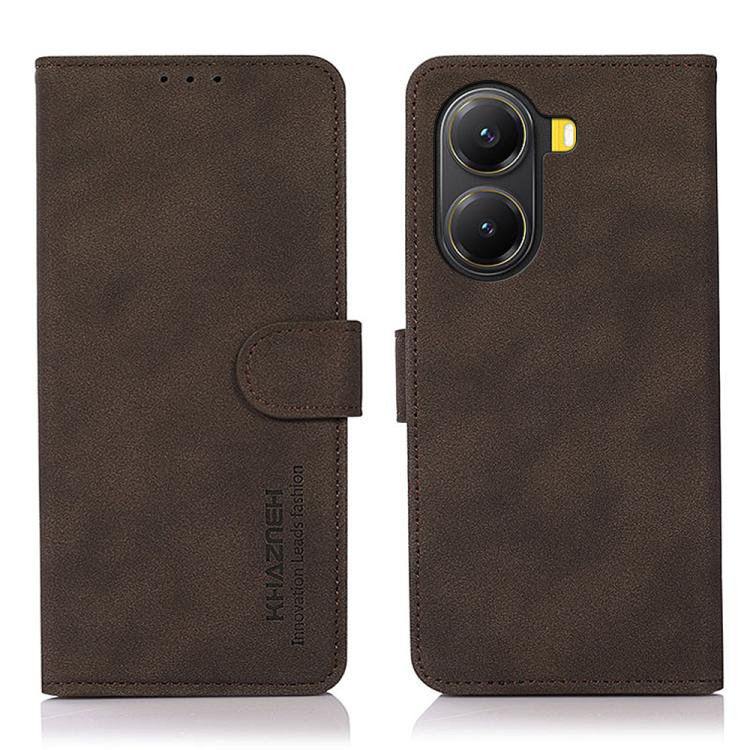 KHAZNEH Matte Texture Leather Phone Case, For Redmi K80 / K80 Pro, For Redmi Note 14 4G 164.84mm, For Redmi Turbo 4 Pro, For Redmi Turbo 4, For Redmi 14C 4G, For Xiaomi Redmi 13 4G