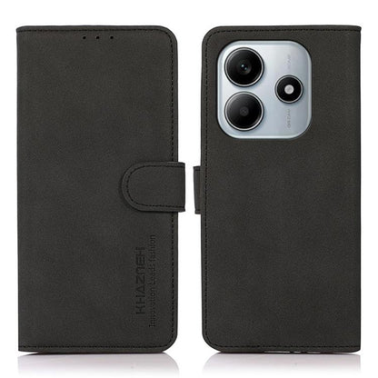 KHAZNEH Matte Texture Leather Phone Case, For Redmi K80 / K80 Pro, For Redmi Note 14 4G 164.84mm, For Redmi Turbo 4 Pro, For Redmi Turbo 4, For Redmi 14C 4G, For Xiaomi Redmi 13 4G