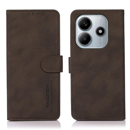 KHAZNEH Matte Texture Leather Phone Case, For Redmi K80 / K80 Pro, For Redmi Note 14 4G 164.84mm, For Redmi Turbo 4 Pro, For Redmi Turbo 4, For Redmi 14C 4G, For Xiaomi Redmi 13 4G