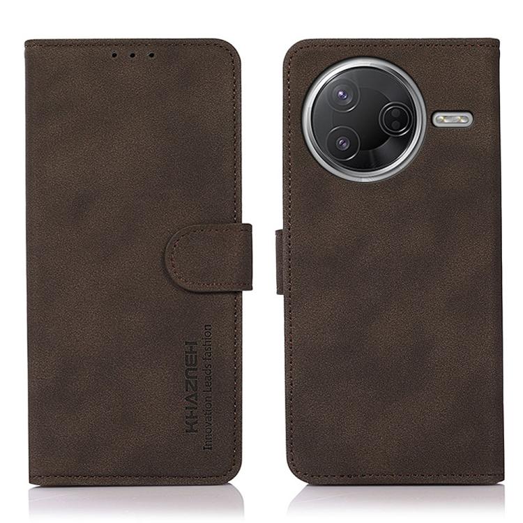 KHAZNEH Matte Texture Leather Phone Case, For Redmi K80 / K80 Pro, For Redmi Note 14 4G 164.84mm, For Redmi Turbo 4 Pro, For Redmi Turbo 4, For Redmi 14C 4G, For Xiaomi Redmi 13 4G