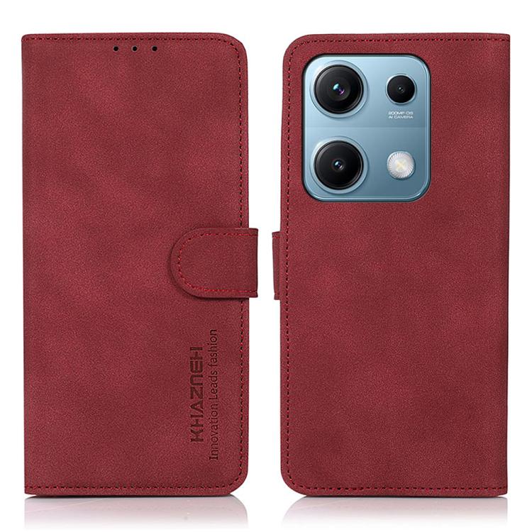 KHAZNEH Matte Texture Leather Phone Case, For Redmi 13x, For  Redmi A5 4G 173.3mm, For Redmi A5 4G 171.7mm / Poco C71, For Redmi Note 14S 4G, For Redmi K80 / K80 Pro, For Redmi Note 14 4G 164.84mm