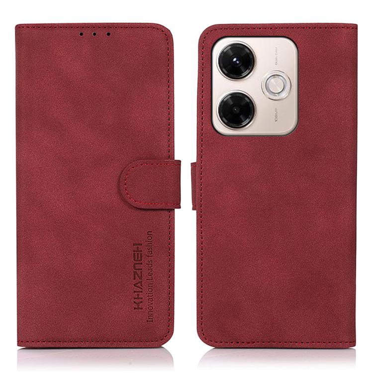 KHAZNEH Matte Texture Leather Phone Case, For Redmi 13x, For  Redmi A5 4G 173.3mm, For Redmi A5 4G 171.7mm / Poco C71, For Redmi Note 14S 4G, For Redmi K80 / K80 Pro, For Redmi Note 14 4G 164.84mm
