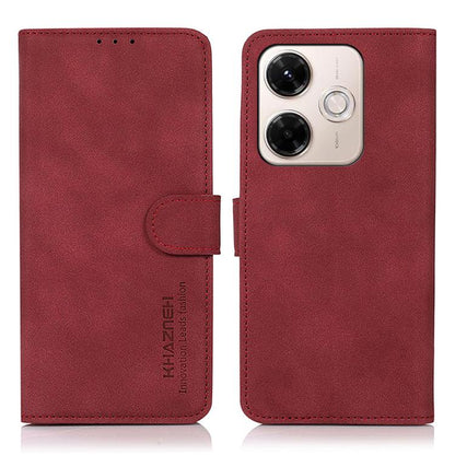 KHAZNEH Matte Texture Leather Phone Case, For Redmi 13x, For  Redmi A5 4G 173.3mm, For Redmi A5 4G 171.7mm / Poco C71, For Redmi Note 14S 4G, For Redmi K80 / K80 Pro, For Redmi Note 14 4G 164.84mm