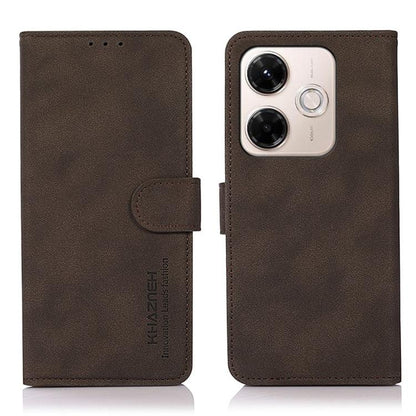 KHAZNEH Matte Texture Leather Phone Case, For Redmi 15 5G Global / 15 4G SEA, For Redmi 15 5G / 4G EU 171mm, For Redmi 13x, For  Redmi A5 4G 173.3mm, For Redmi A5 4G 171.7mm / Poco C71, For Redmi Note 14S 4G