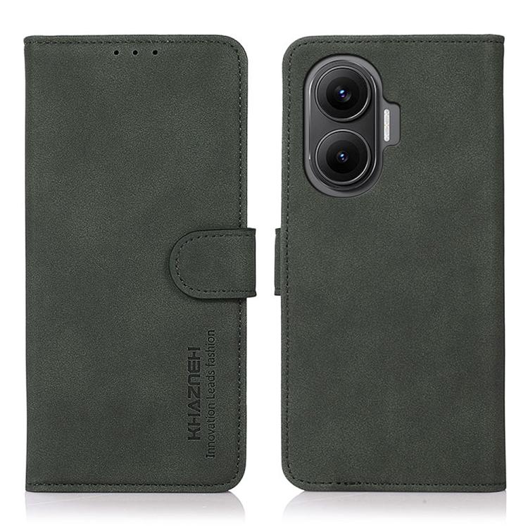 KHAZNEH Matte Texture Leather Phone Case, For Redmi K80 / K80 Pro, For Redmi Note 14 4G 164.84mm, For Redmi Turbo 4 Pro, For Redmi Turbo 4, For Redmi 14C 4G, For Xiaomi Redmi 13 4G