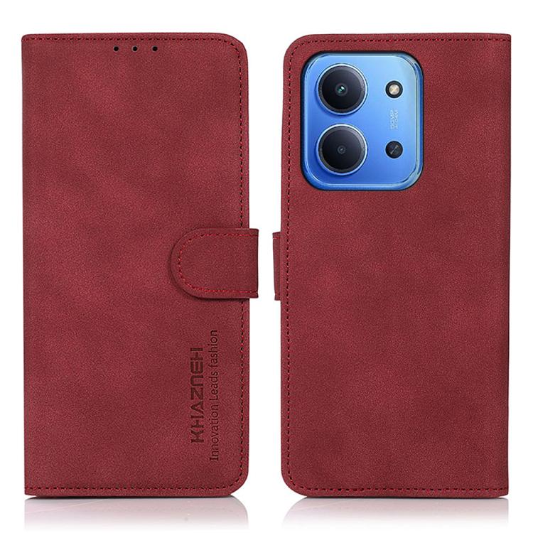 KHAZNEH Matte Texture Leather Phone Case, For Redmi Note 15 Pro 4G Global 163.2mm, For Redmi K90/Poco F8 Pro, For Redmi Note 15 Pro 5G Global 163.6mm, For Redmi 15C 5G / 4G EU 173mm, For Redmi 15 5G Global / 15 4G SEA, For Redmi 15 5G / 4G EU 171mm