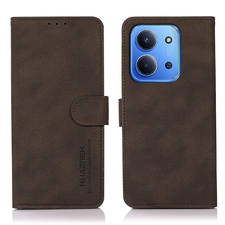 KHAZNEH Matte Texture Leather Phone Case, For Redmi Note 15 Pro 4G Global 163.2mm, For Redmi K90/Poco F8 Pro, For Redmi Note 15 Pro 5G Global 163.6mm, For Redmi 15C 5G / 4G EU 173mm, For Redmi 15 5G Global / 15 4G SEA, For Redmi 15 5G / 4G EU 171mm