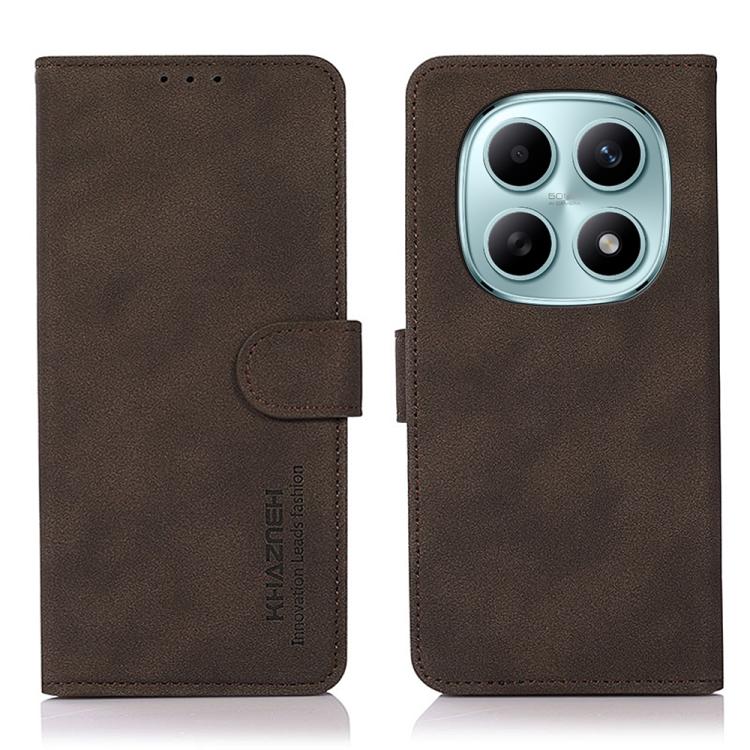 KHAZNEH Matte Texture Leather Phone Case, For Redmi A7 Pro 171mm/Poco C85x 5G, For Redmi Turbo 5 Max / Poco X8 Pro Max, For Redmi Turbo 5 5G / Poco X8 Pro 5G, For Redmi Note 15 Pro+ 5G Global 163.3, For Redmi Note 15 5G Global 164mm                    ...