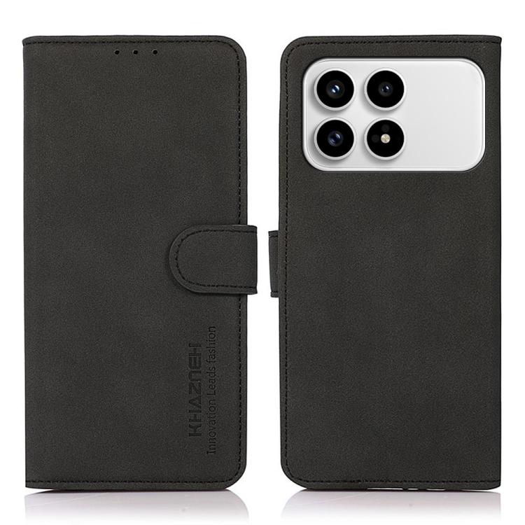 KHAZNEH Matte Texture Leather Phone Case, For Redmi K90 Pro Max/Poco F8 Ultra, For Redmi K90/Poco F8 Pro, For Redmi Note 15 Pro+ 5G Global 163.3, For Redmi Note 15 Pro 5G Global 163.6mm, For Redmi Note 15 5G Global 164mm, For Redmi 15C 5G / 4G EU 173mm