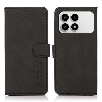 KHAZNEH Matte Texture Leather Phone Case, For Redmi K90 Pro Max/Poco F8 Ultra, For Redmi K90/Poco F8 Pro, For Redmi Note 15 Pro+ 5G Global 163.3, For Redmi Note 15 Pro 5G Global 163.6mm, For Redmi Note 15 5G Global 164mm, For Redmi 15C 5G / 4G EU 173mm