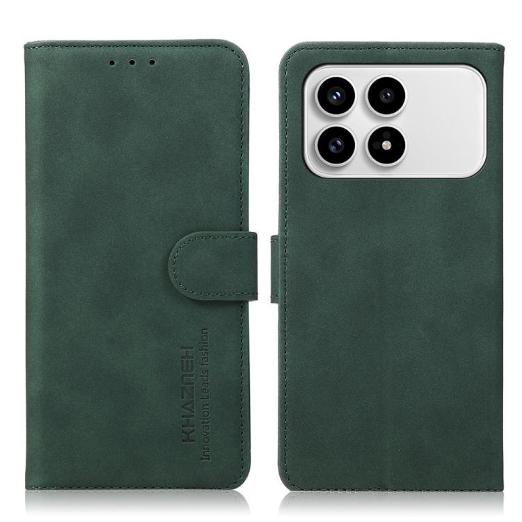 KHAZNEH Matte Texture Leather Phone Case, For Redmi K90 Pro Max/Poco F8 Ultra, For Redmi K90/Poco F8 Pro, For Redmi Note 15 Pro+ 5G Global 163.3, For Redmi Note 15 Pro 5G Global 163.6mm, For Redmi Note 15 5G Global 164mm, For Redmi 15C 5G / 4G EU 173mm
