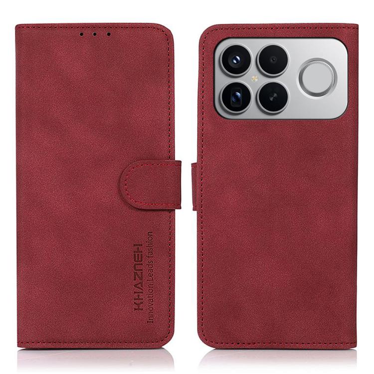KHAZNEH Matte Texture Leather Phone Case, For Redmi K90 Pro Max/Poco F8 Ultra, For Redmi K90/Poco F8 Pro, For Redmi Note 15 Pro+ 5G Global 163.3, For Redmi Note 15 Pro 5G Global 163.6mm, For Redmi Note 15 5G Global 164mm, For Redmi 15C 5G / 4G EU 173mm