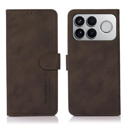 KHAZNEH Matte Texture Leather Phone Case, For Redmi A7 Pro 171mm/Poco C85x 5G, For Redmi Turbo 5 Max / Poco X8 Pro Max, For Redmi Turbo 5 5G / Poco X8 Pro 5G, For Redmi Note 15 Pro+ 5G Global 163.3, For Redmi Note 15 5G Global 164mm                    ...