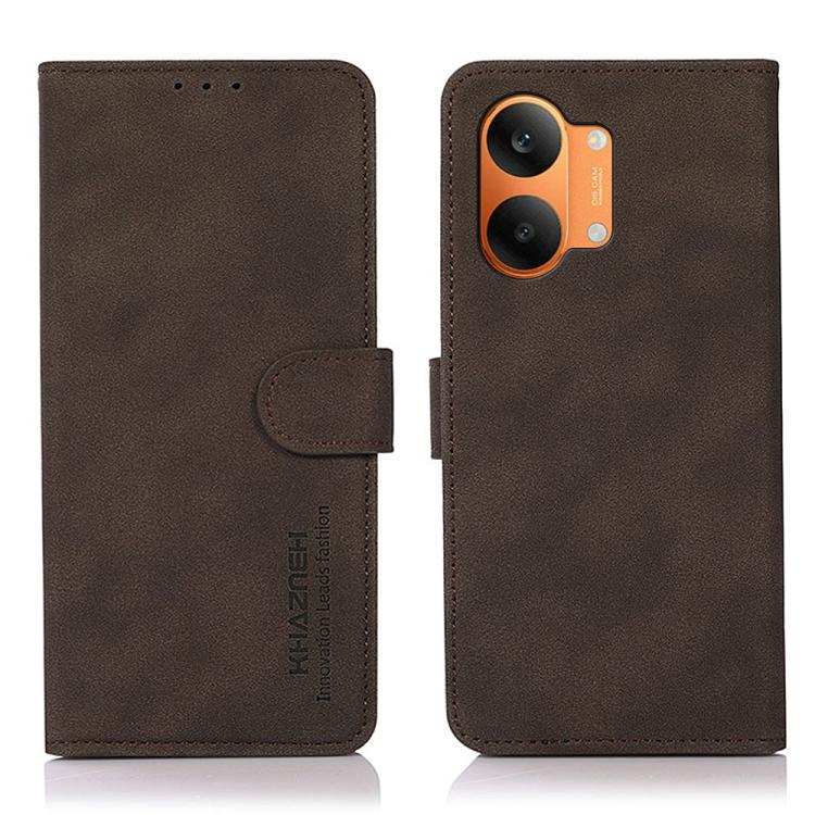 KHAZNEH Matte Texture Leather Phone Case, For Redmi A7 Pro 171mm/Poco C85x 5G, For Redmi Turbo 5 Max / Poco X8 Pro Max, For Redmi Turbo 5 5G / Poco X8 Pro 5G, For Redmi Note 15 Pro+ 5G Global 163.3, For Redmi Note 15 5G Global 164mm                    ...