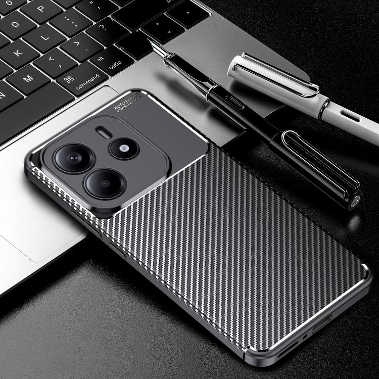 Carbon Fiber Texture Shockproof TPU Phone Case, For Redmi K90 / Poco F8 Pro, For Redmi Note 14S 4G, For Redmi K80 Pro, For Redmi K80, For Redmi Note 14 Pro 4G, For Redmi Note 14 4G 163.25mm, For  Redmi 14C 4G, For Redmi K70 Ultra, For Xiaomi Redmi 13 4G