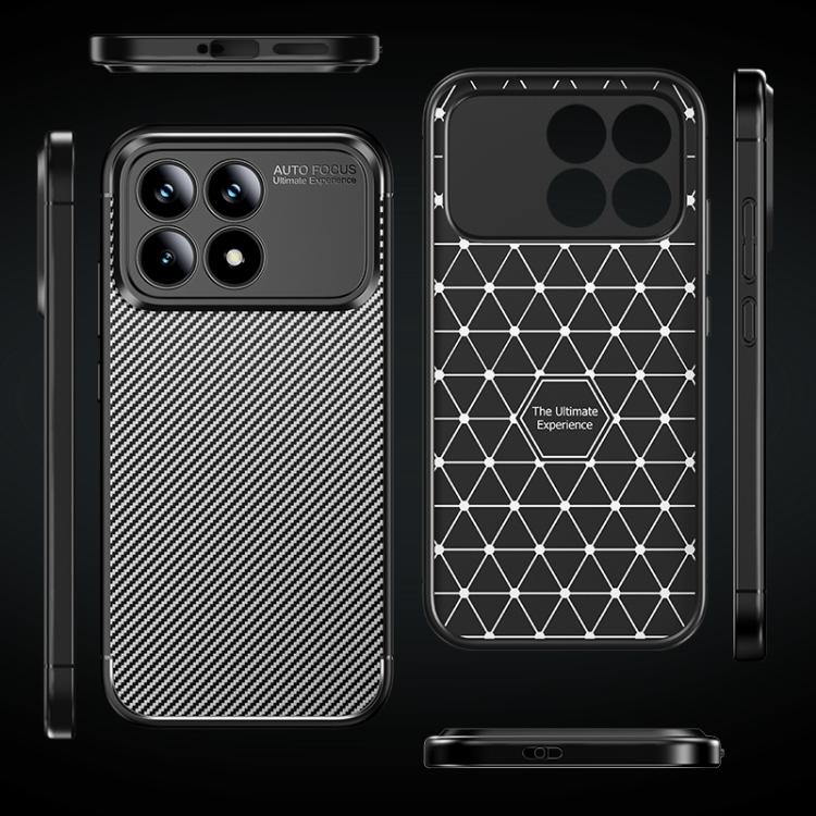 Carbon Fiber Texture Shockproof TPU Phone Case, For Redmi K90 / Poco F8 Pro, For Redmi Note 14S 4G, For Redmi K80 Pro, For Redmi K80, For Redmi Note 14 Pro 4G, For Redmi Note 14 4G 163.25mm, For  Redmi 14C 4G, For Redmi K70 Ultra, For Xiaomi Redmi 13 4G