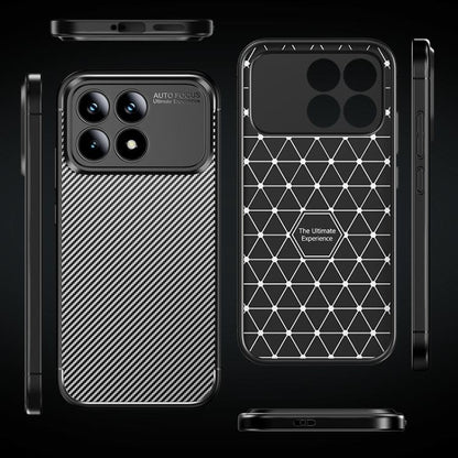 Carbon Fiber Texture Shockproof TPU Phone Case, For Redmi K90 / Poco F8 Pro, For Redmi Note 14S 4G, For Redmi K80 Pro, For Redmi K80, For Redmi Note 14 Pro 4G, For Redmi Note 14 4G 163.25mm, For  Redmi 14C 4G, For Redmi K70 Ultra, For Xiaomi Redmi 13 4G