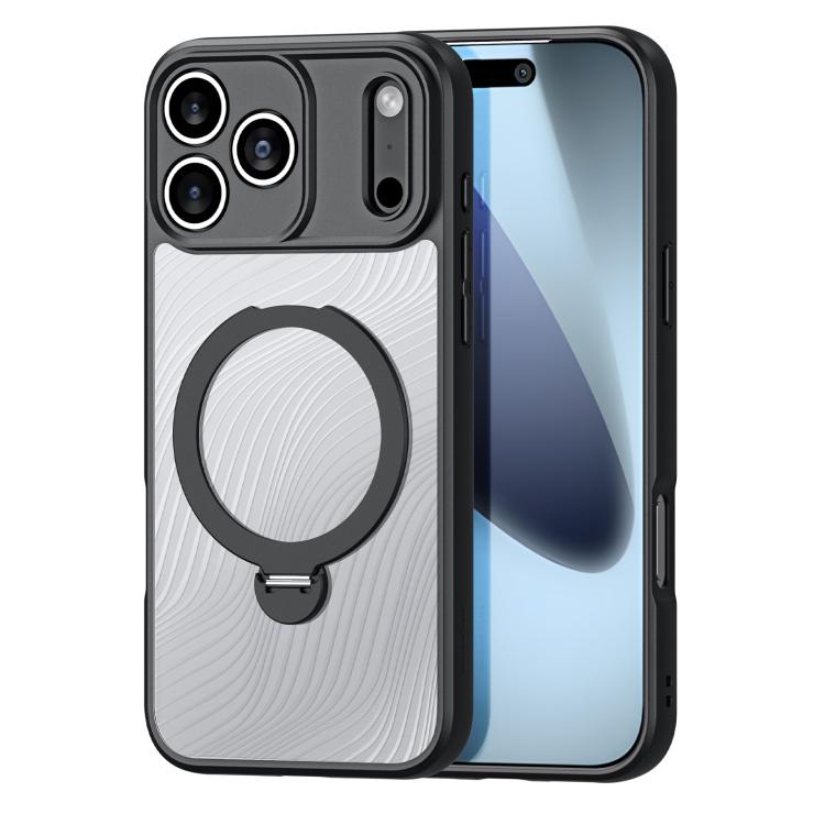 DUX DUCIS Aimo Mag Series MagSafe Ring Holder Frosted Phone Case, For iPhone 17 Pro, For iPhone 17, For iPhone Air