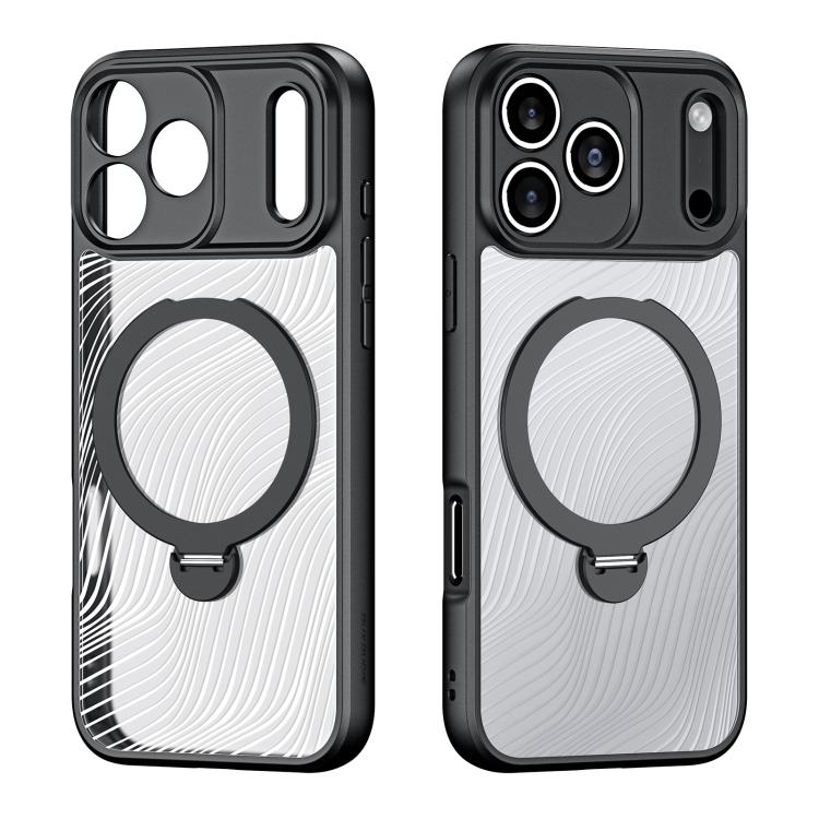 DUX DUCIS Aimo Mag Series MagSafe Ring Holder Frosted Phone Case, For iPhone 17 Pro, For iPhone 17, For iPhone Air