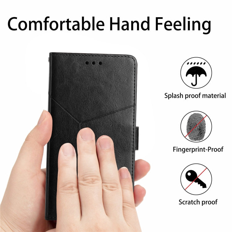 Y-shaped Pattern Flip Leather Phone Case, For Samsung Galaxy S25+ 5G, For Samsung Galaxy S25 Ultra 5G, For Samsung Galaxy S24 FE 5G