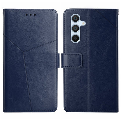 Y-shaped Pattern Flip Leather Phone Case, For Samsung Galaxy S25+ 5G, For Samsung Galaxy S25 Ultra 5G, For Samsung Galaxy S24 FE 5G