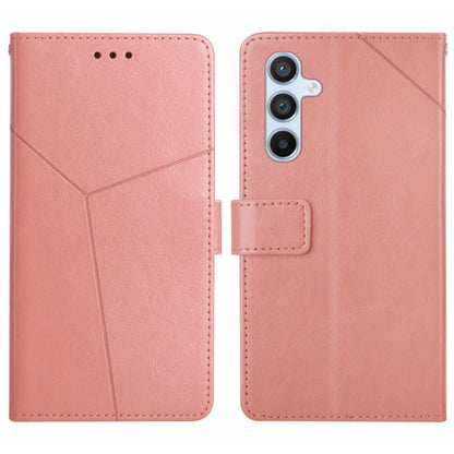 Y-shaped Pattern Flip Leather Phone Case, For Samsung Galaxy S25+ 5G, For Samsung Galaxy S25 Ultra 5G, For Samsung Galaxy S24 FE 5G