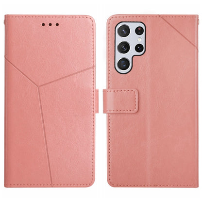 Y-shaped Pattern Flip Leather Phone Case