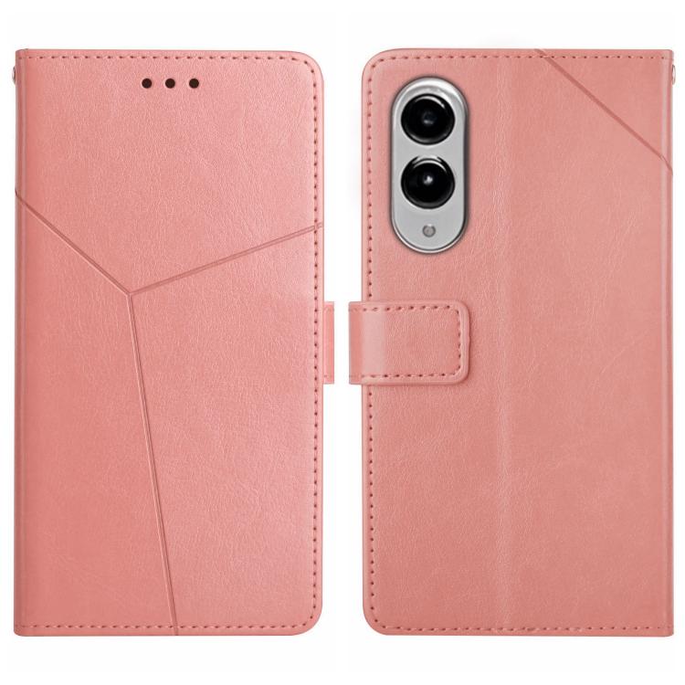 Y-shaped Pattern Flip Leather Phone Case