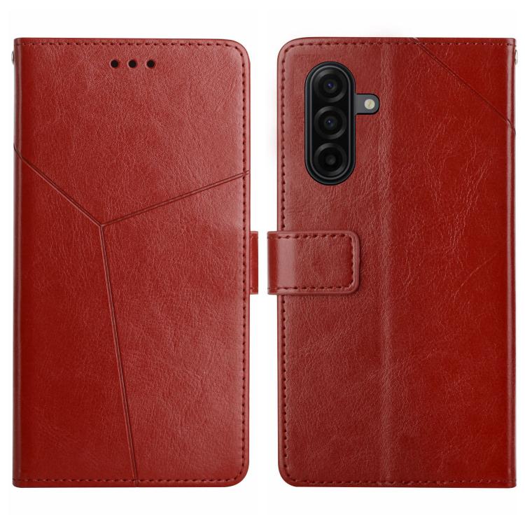Y-shaped Pattern Flip Leather Phone Case, For Galaxy S26 FE 5G, For Samsung Galaxy S25 FE 5G, For Samsung Galaxy S25 Edge 5G, For Samsung Galaxy S25 5G