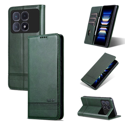 AZNS Magnetic Calf Texture Flip Leather Phone Case