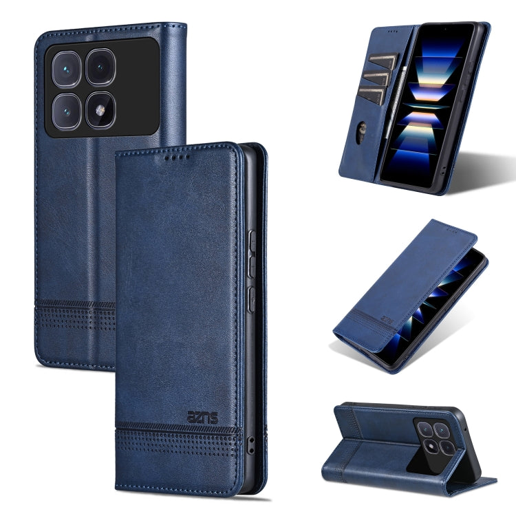 AZNS Magnetic Calf Texture Flip Leather Phone Case