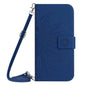 Skin Feel Sun Flower Embossed Flip Leather Phone Case with Lanyard, For Galaxy S26 FE 5G, For Samsung Galaxy S25 FE 5G