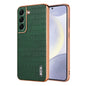 AZNS Electroplated Frame Crocodile Texture Full Coverage Phone Case, For Samsung Galaxy S23+ 5G, For Samsung Galaxy S23 5G, For Samsung Galaxy S22+ 5G, For Samsung Galaxy S22 5G