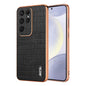 AZNS Electroplated Frame Crocodile Texture Full Coverage Phone Case, For Samsung Galaxy S25 5G, For Samsung Galaxy S25+ 5G, For Samsung Galaxy S25 Ultra 5G, For Samsung Galaxy S23+ 5G