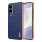 AZNS Electroplated Frame Crocodile Texture Full Coverage Phone Case, For Samsung Galaxy S25 Edge 5G, For Samsung Galaxy S25 5G, For Samsung Galaxy S25+ 5G, For Samsung Galaxy S25 Ultra 5G