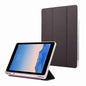 Carbon Fiber Clear Acrylic 3-Fold Leather Tablet Case, For iPad 10th Gen 10.9 2022, For iPad mini 2024 / mini 6, For iPad Air / Air 2 / 9.7 2017 / 2018