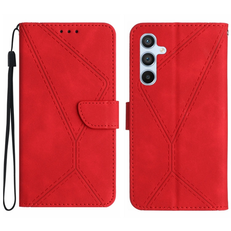 Stitching Embossed Leather Phone Case, For Samsung Galaxy S25+ 5G, For Samsung Galaxy S25 Ultra 5G, For Samsung Galaxy S24 FE 5G