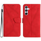 Stitching Embossed Leather Phone Case, For Samsung Galaxy S25+ 5G, For Samsung Galaxy S25 Ultra 5G, For Samsung Galaxy S24 FE 5G