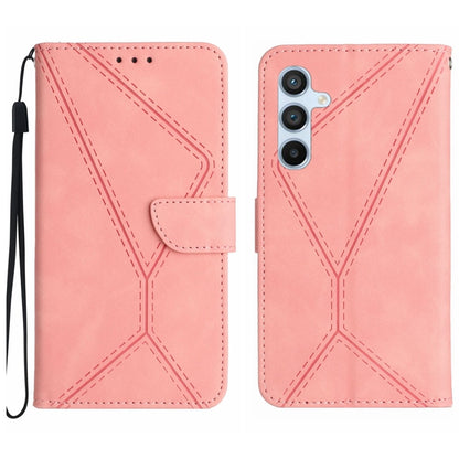 Stitching Embossed Leather Phone Case, For Samsung Galaxy S25+ 5G, For Samsung Galaxy S25 Ultra 5G, For Samsung Galaxy S24 FE 5G