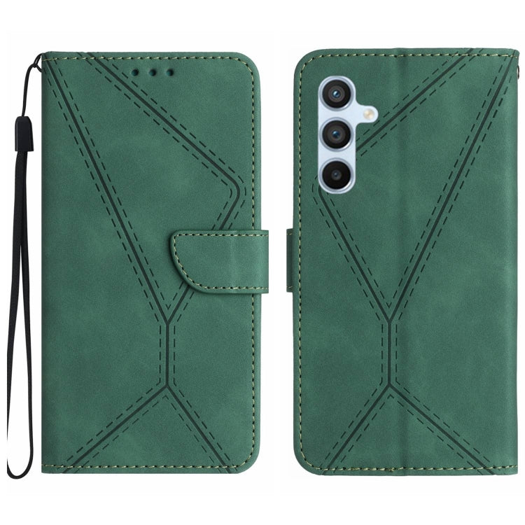 Stitching Embossed Leather Phone Case, For Samsung Galaxy S25+ 5G, For Samsung Galaxy S25 Ultra 5G, For Samsung Galaxy S24 FE 5G