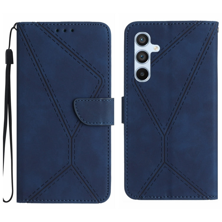 Stitching Embossed Leather Phone Case, For Samsung Galaxy S25+ 5G, For Samsung Galaxy S25 Ultra 5G, For Samsung Galaxy S24 FE 5G