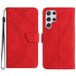 Stitching Embossed Leather Phone Case, For Samsung Galaxy S25+ 5G, For Samsung Galaxy S25 Ultra 5G, For Samsung Galaxy S24 FE 5G