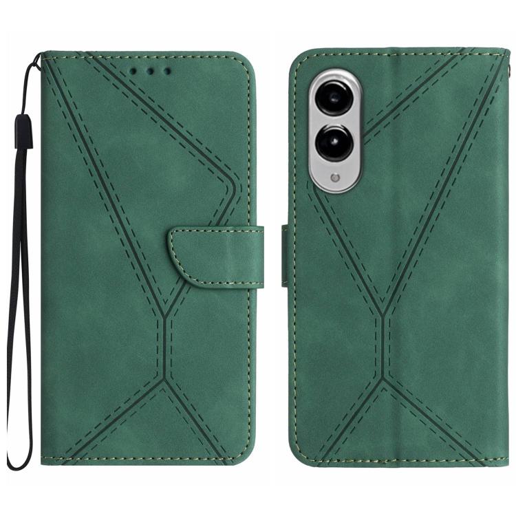 Stitching Embossed Leather Phone Case