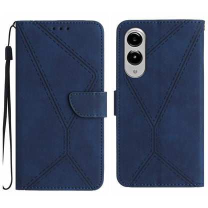Stitching Embossed Leather Phone Case