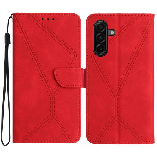 Stitching Embossed Leather Phone Case, For Galaxy S26 FE 5G, For Samsung Galaxy S25 FE 5G, For Samsung Galaxy S25 Edge 5G, For Samsung Galaxy S25 5G