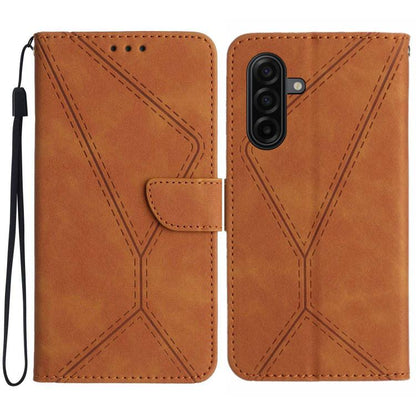 Stitching Embossed Leather Phone Case, For Galaxy S26 FE 5G, For Samsung Galaxy S25 FE 5G, For Samsung Galaxy S25 Edge 5G, For Samsung Galaxy S25 5G